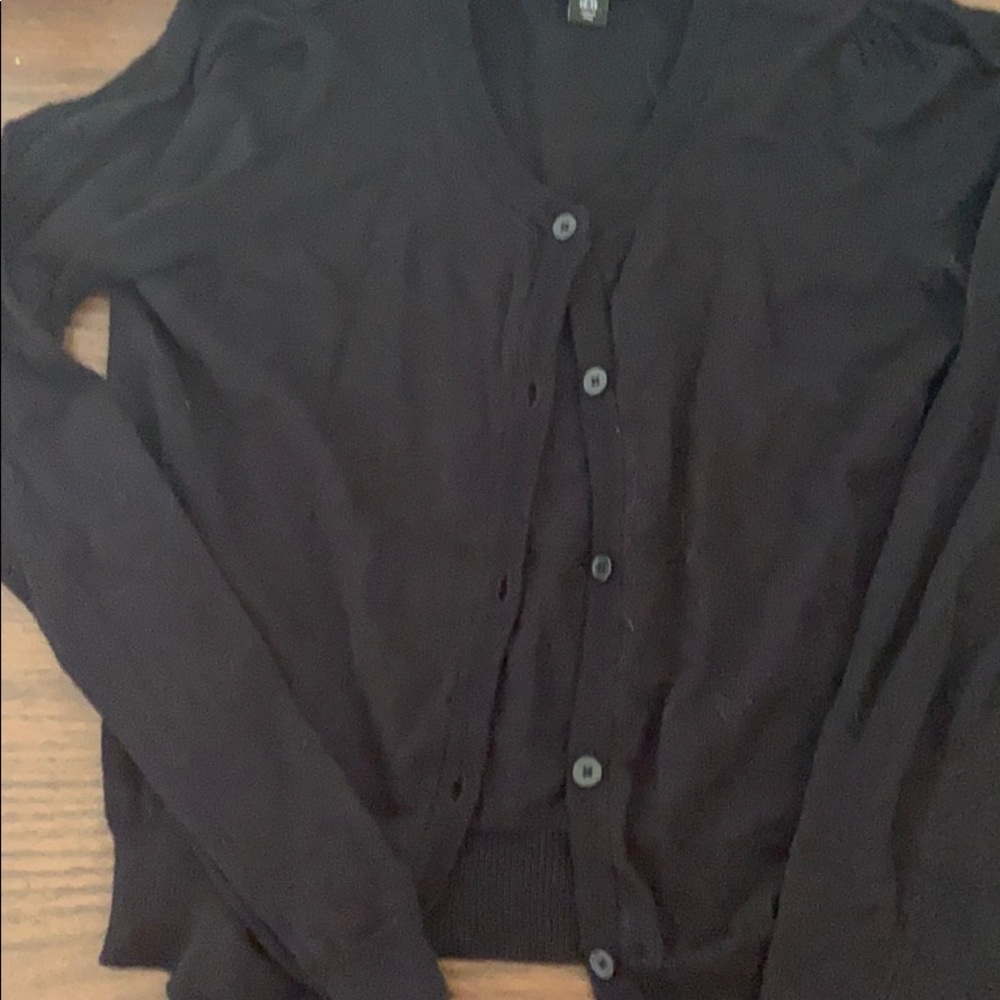 girls black sweater
